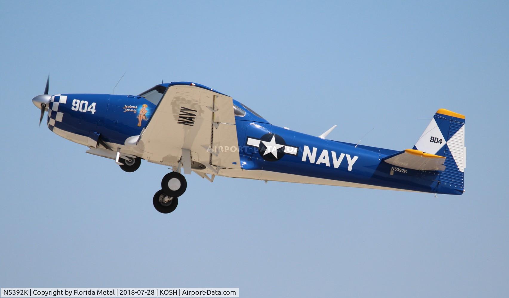 N5392K, 1951 Ryan Navion B C/N NAV-4-2292B, EAA OSH 2018