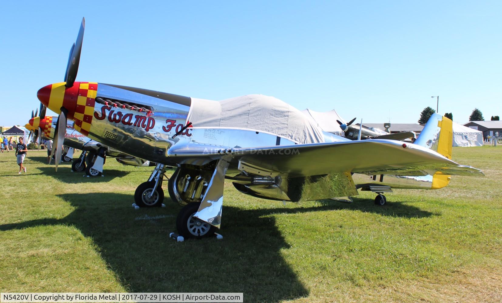 N5420V, 1944 North American/aero Classics P-51D C/N 44-74202, EAA OSH 2017