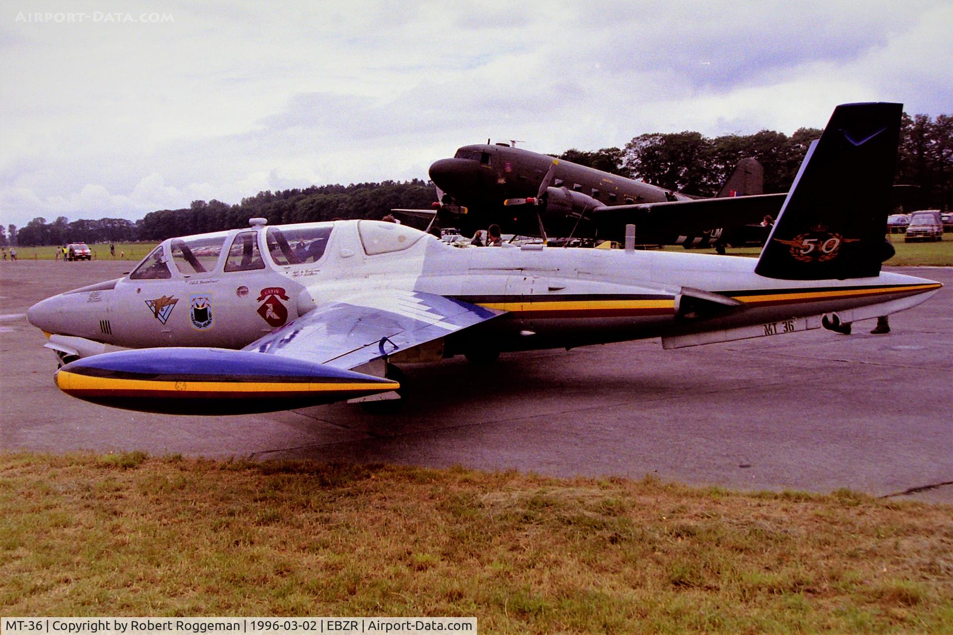 MT-36, Fouga CM-170R Magister C/N 293, AIRSHOW.DEMO BAF.50 YEARS.
