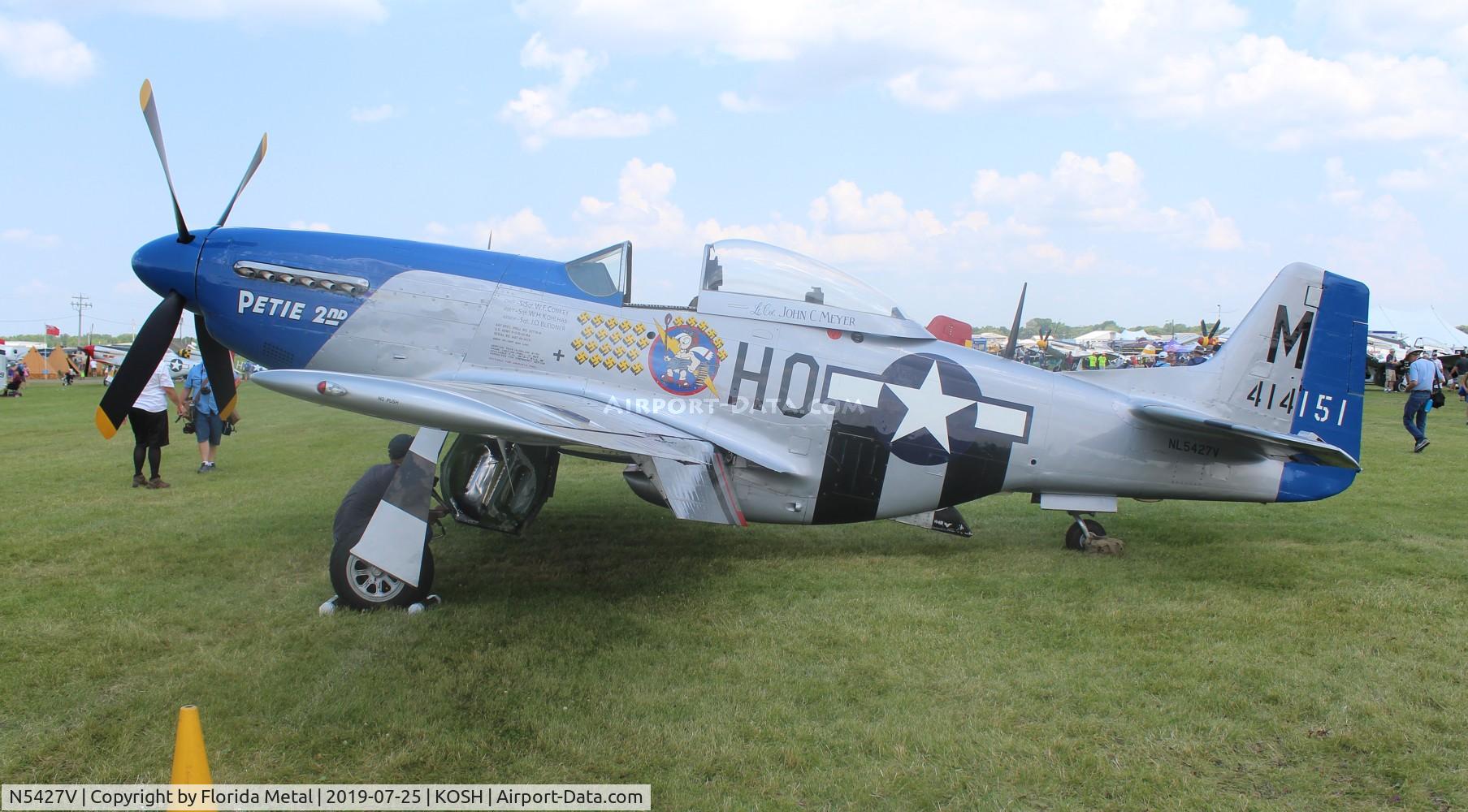 N5427V, 1944 North American F-51D Mustang C/N 44-72942, EAA OSH 2019