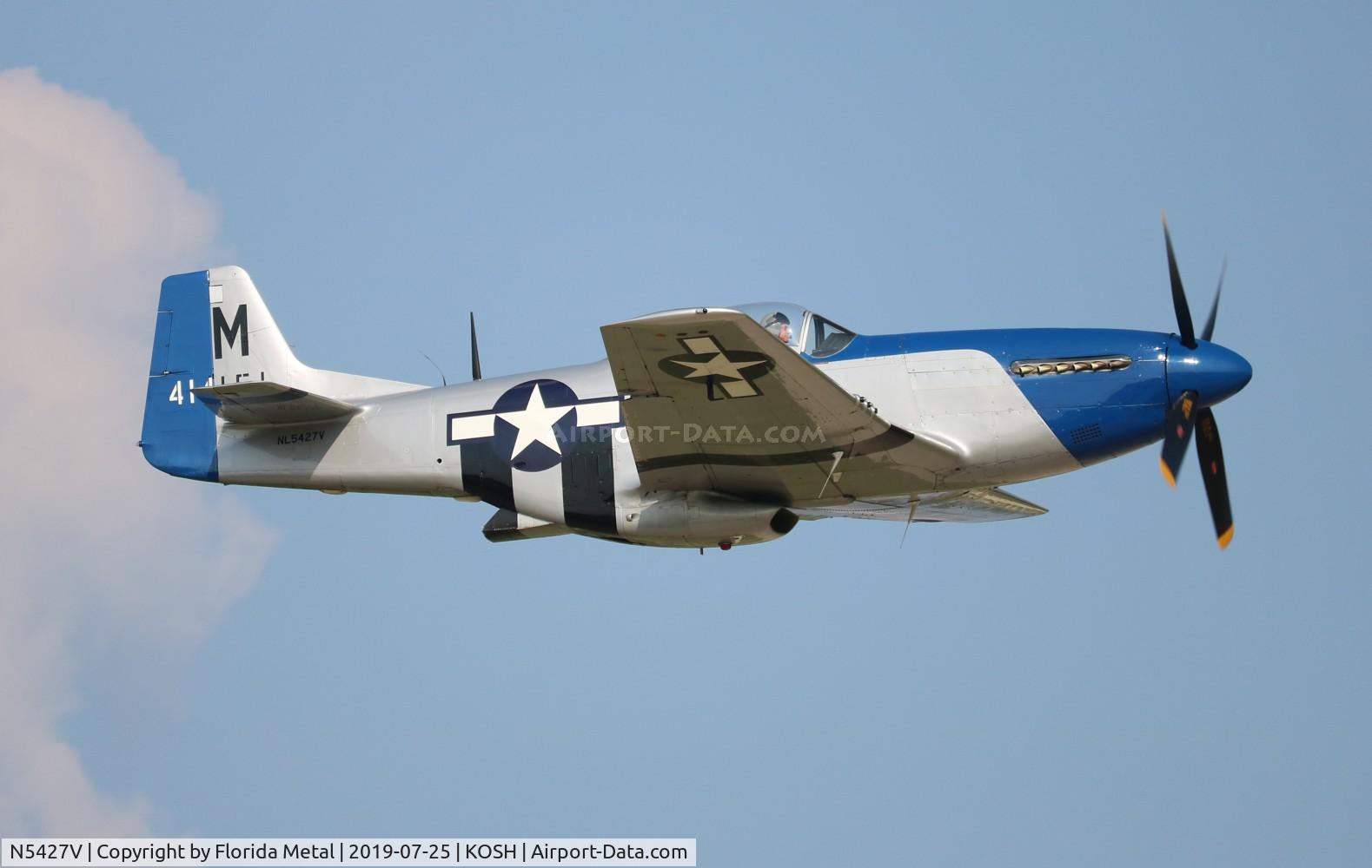 N5427V, 1944 North American F-51D Mustang C/N 44-72942, EAA OSH 2019