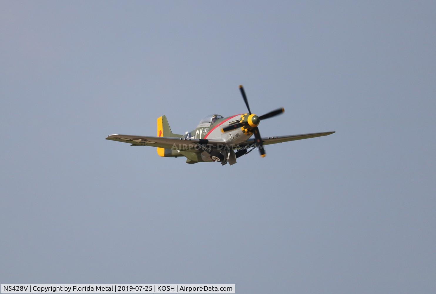 N5428V, 1944 North American P-51D Mustang C/N 122-39723, EAA OSH 2019