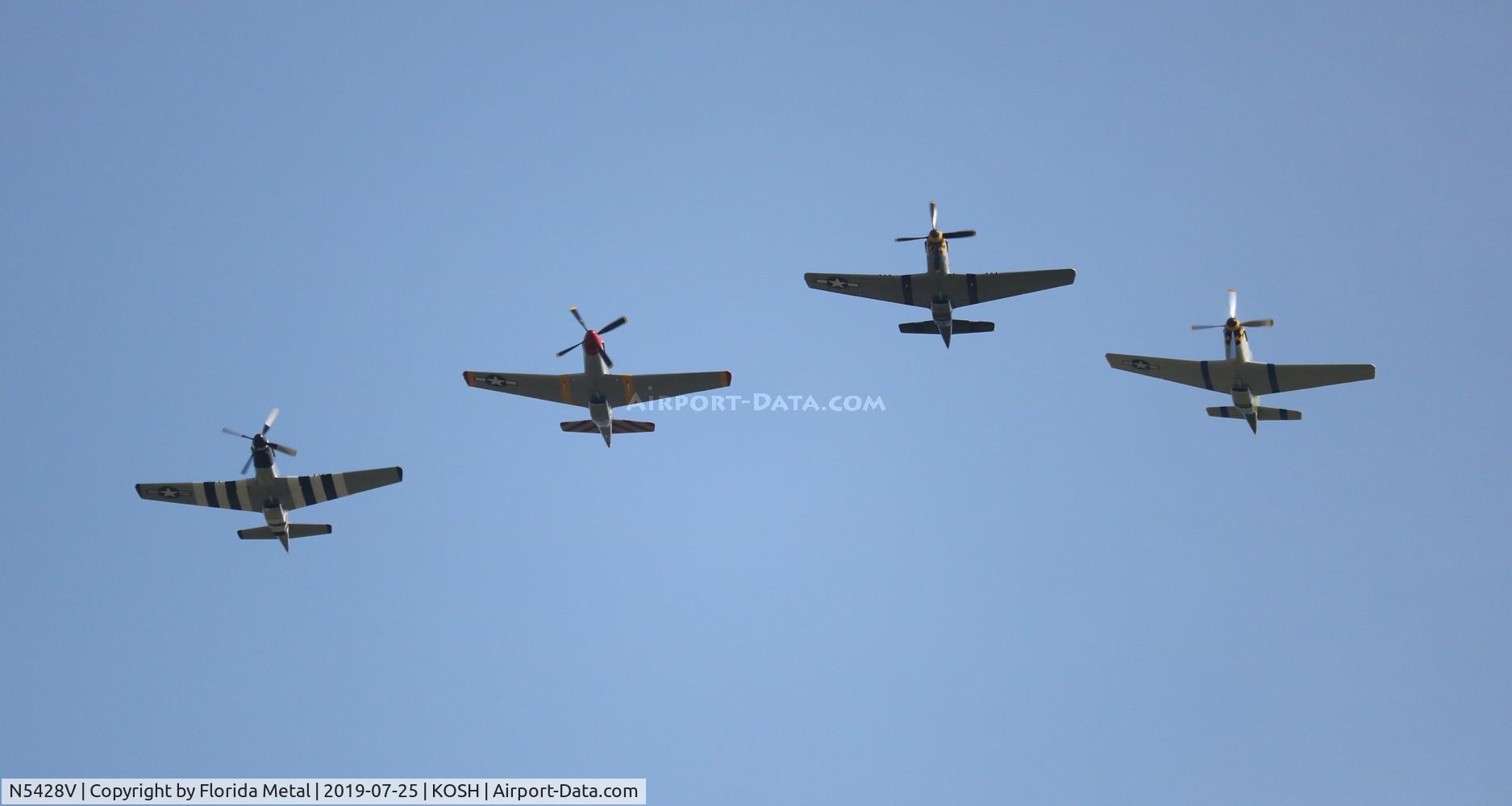 N5428V, 1944 North American P-51D Mustang C/N 122-39723, EAA OSH 2019