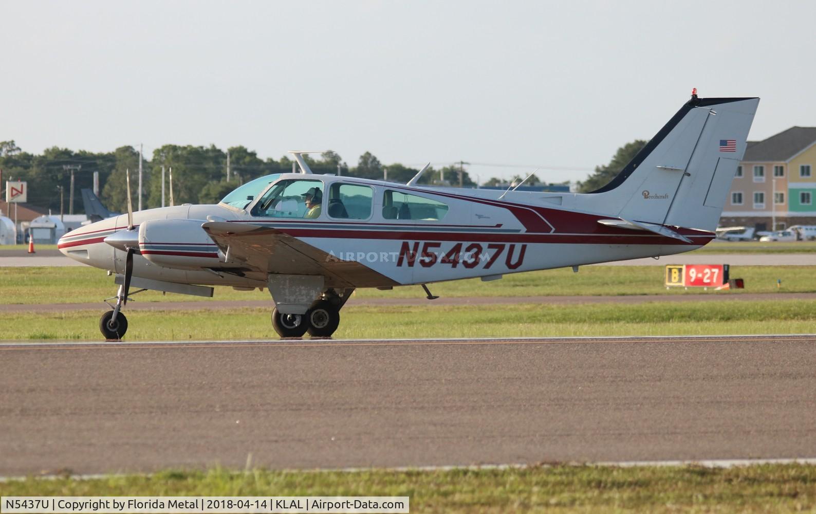 N5437U, 1967 Beech C55 Baron (95-C55) C/N TE-406, SNF LAL 2018