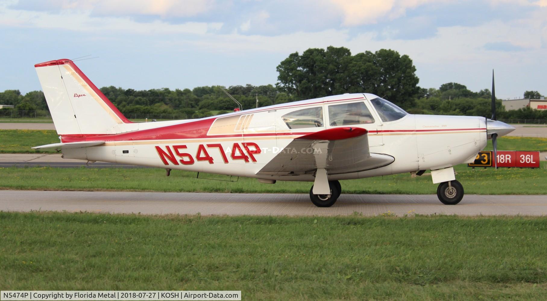 N5474P, 1958 Piper PA-24-250 Comanche C/N 24-531, EAA OSH 2018