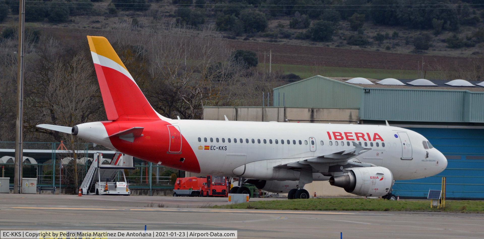 EC-KKS, 2007 Airbus A319-111 C/N 3320, Aeropuerto de Foronda - Vitoria-Gasteiz - Euskadi - España