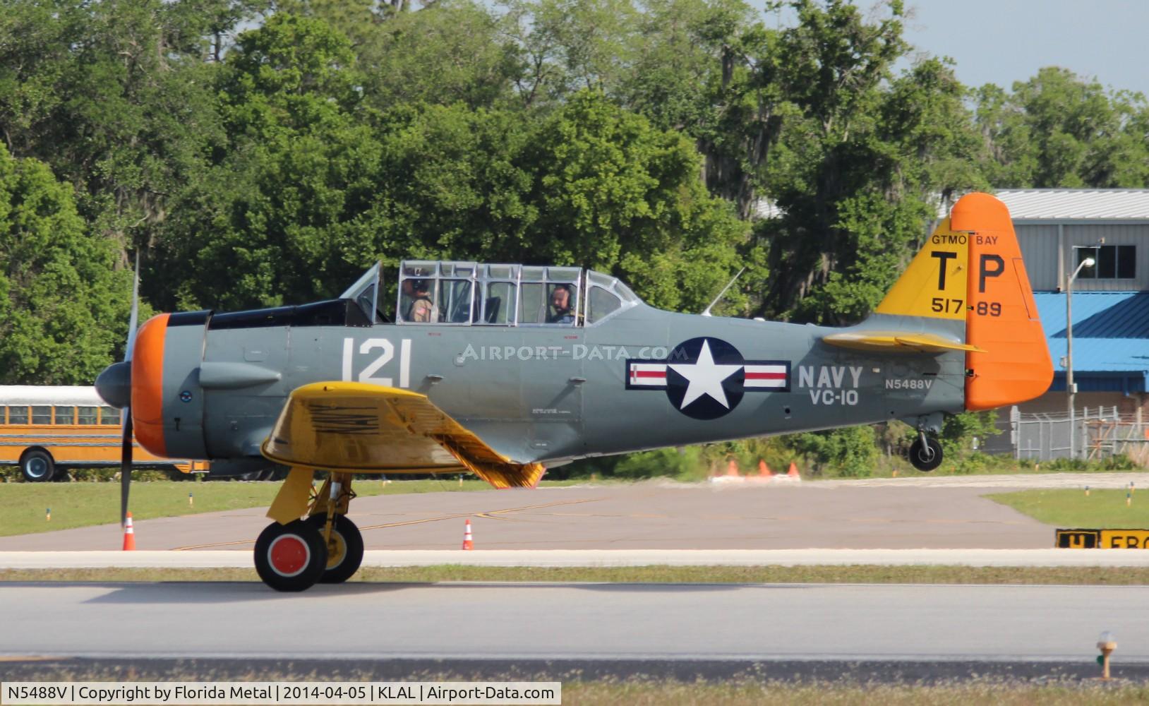 N5488V, North American SNJ-5 Texan C/N 51789, SNF LAL 2014
