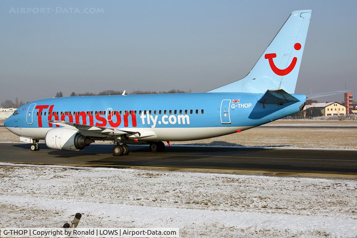 G-THOP, 1998 Boeing 737-3U3 C/N 28740, at salzburg