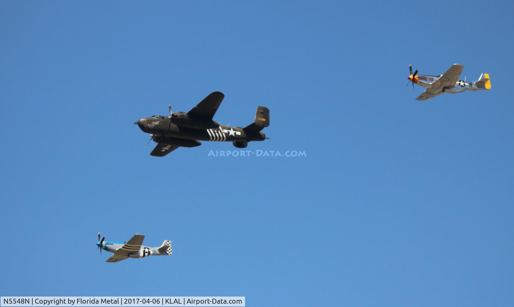 N5548N, 1943 North American B-25H Mitchell C/N 98-21107, SNF LAL 2017