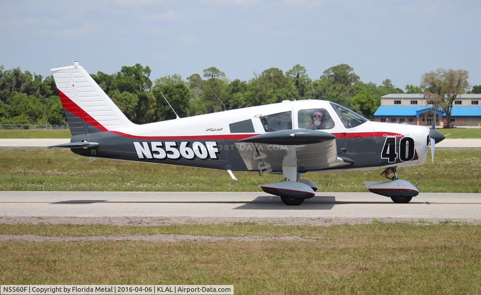 N5560F, 1968 Piper PA-28-140 C/N 28-24900, SNF LAL 2016