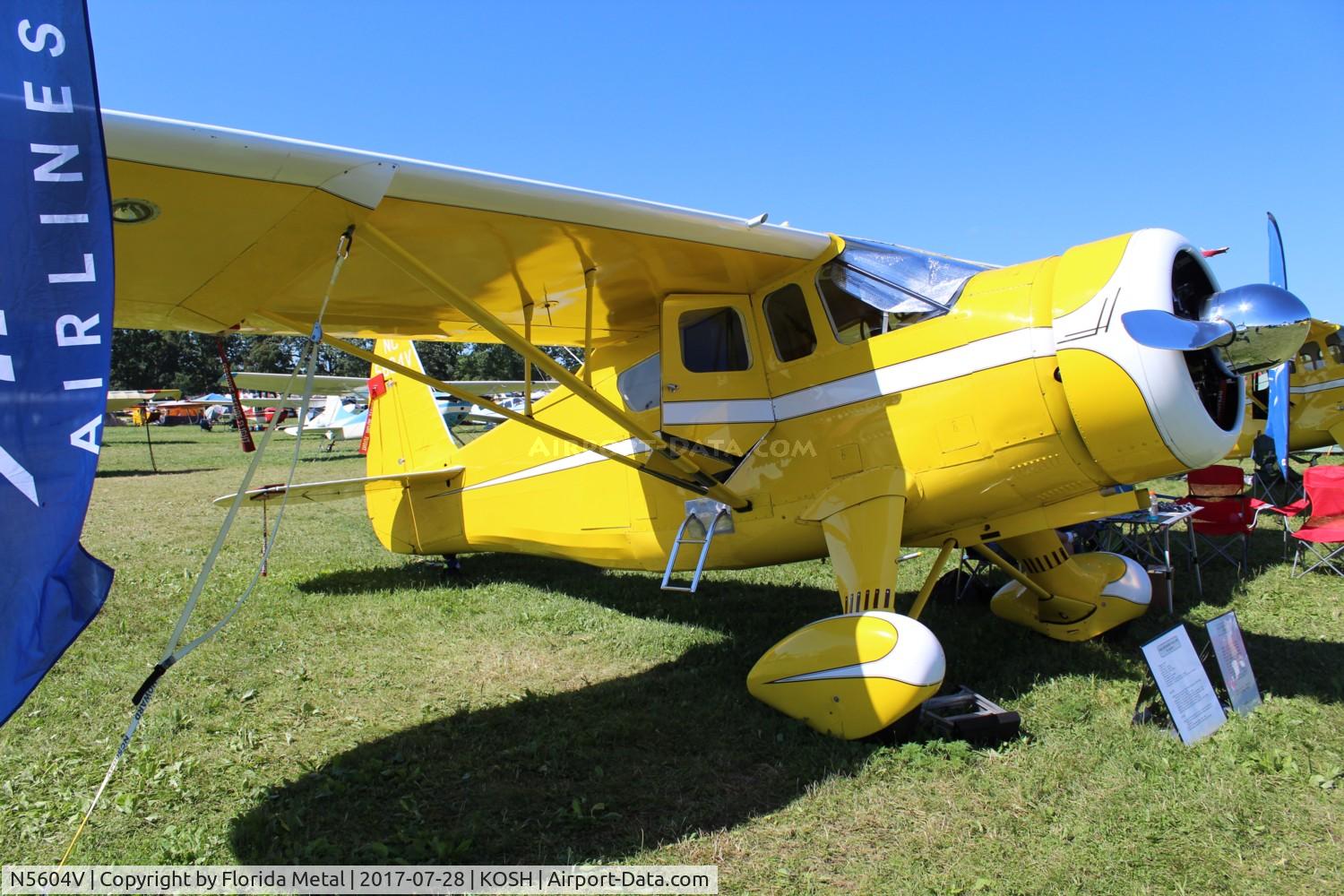N5604V, 1943 Howard Aircraft DGA-15P C/N 859, EAA OSH 2017
