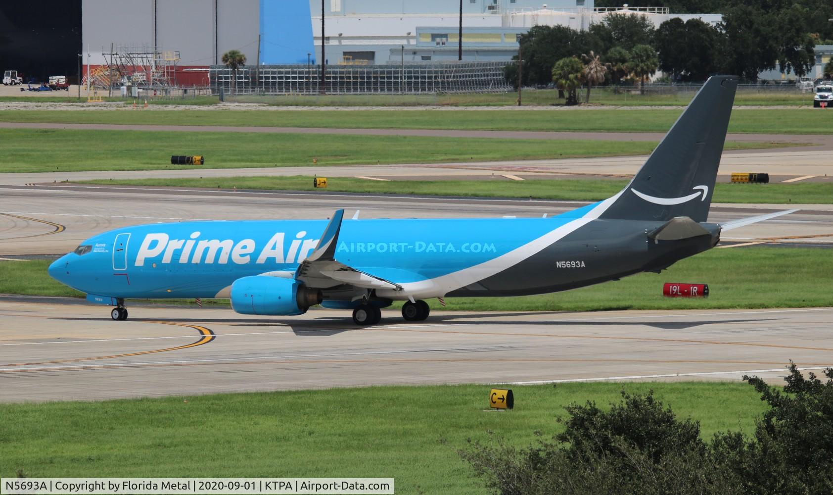 N5693A, 1999 Boeing 737-84P C/N 29947, TPA spotting 2020
