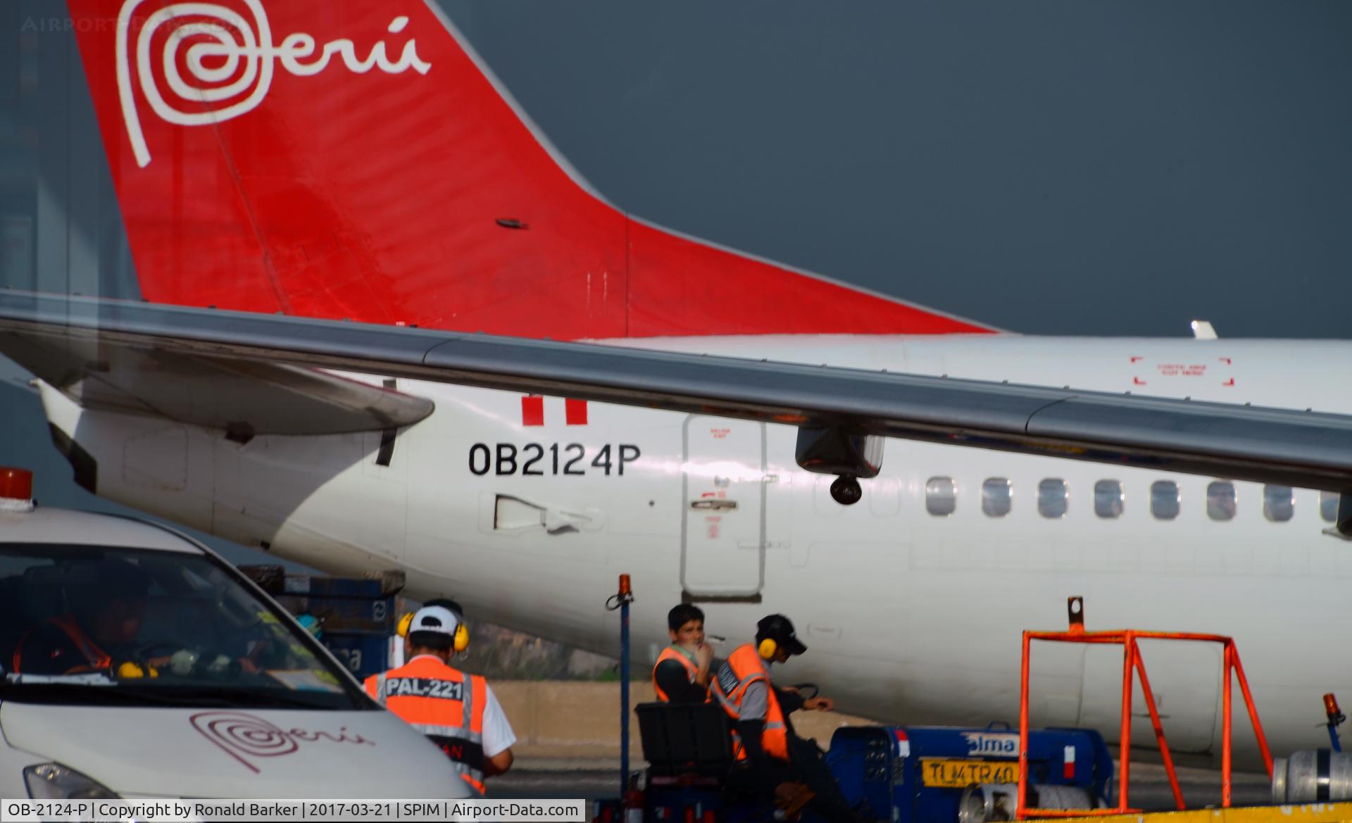 OB-2124-P, 1991 Boeing 737-530 C/N 24944, Parked Lima