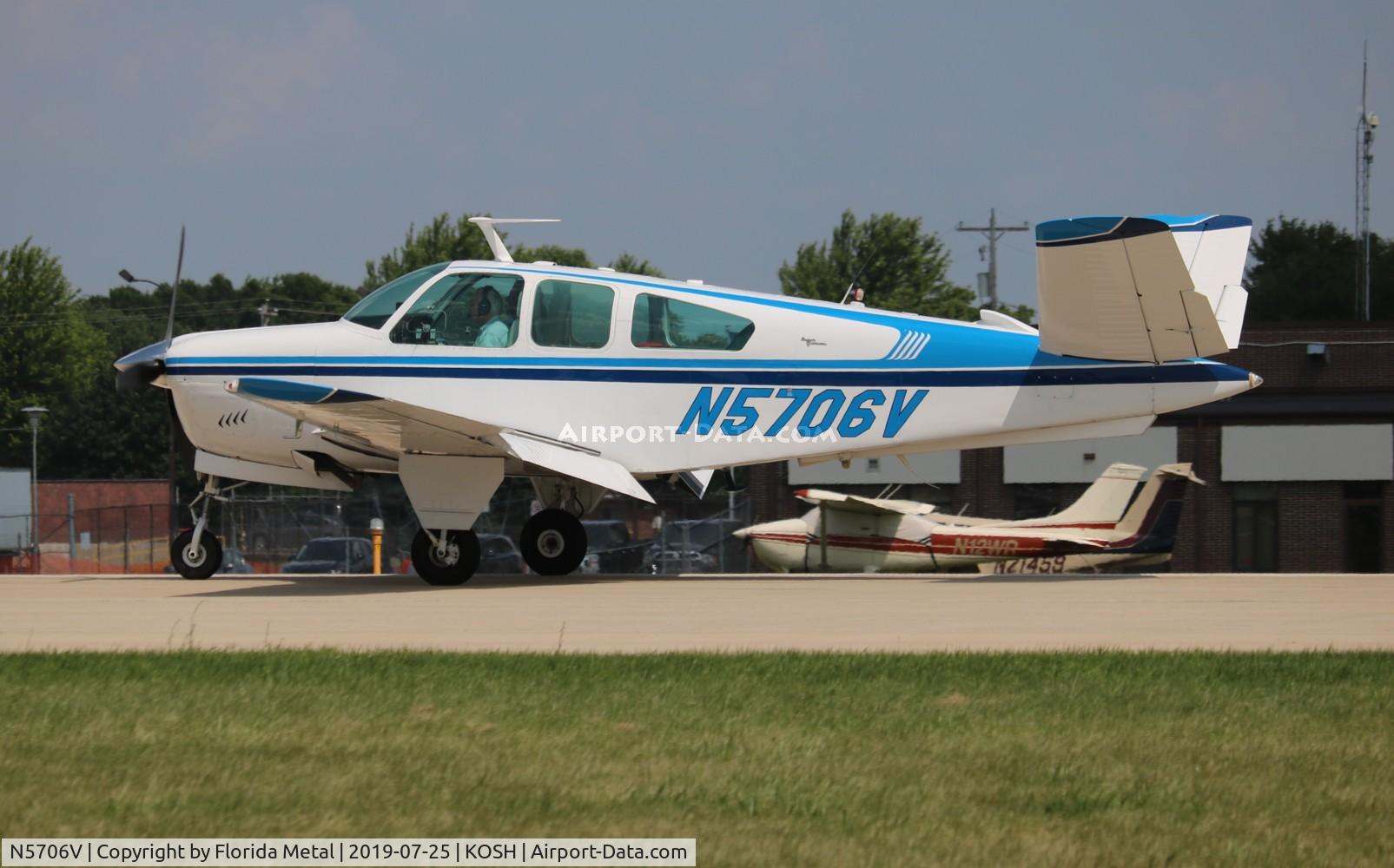 N5706V, 1966 Beech V35 Bonanza C/N D-8093, EAA OSH 2019