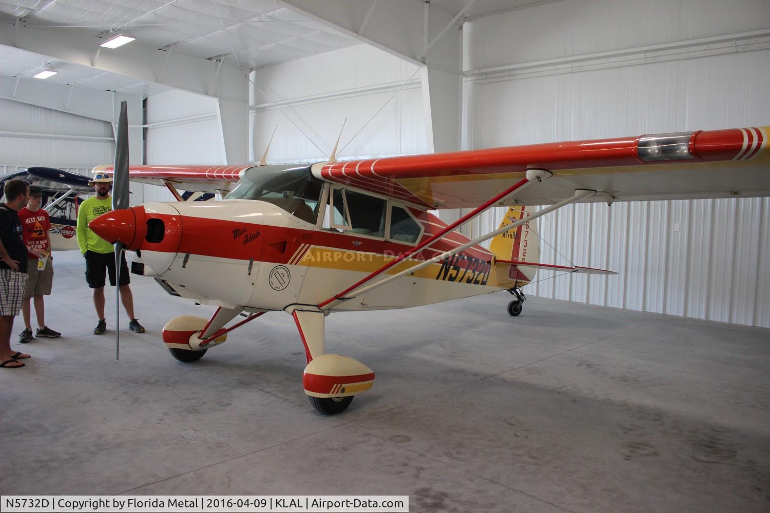 N5732D, 1956 Piper PA-22-150 C/N 22-4432, SNF LAL 2016