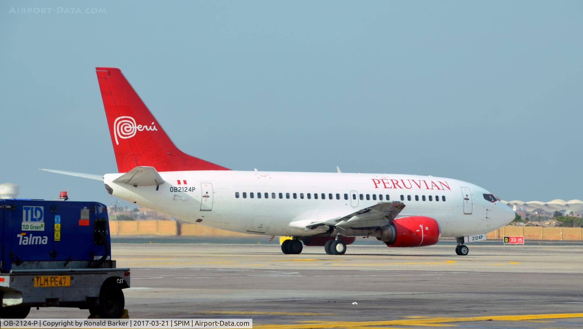 OB-2124-P, 1991 Boeing 737-530 C/N 24944, Taxi Lima