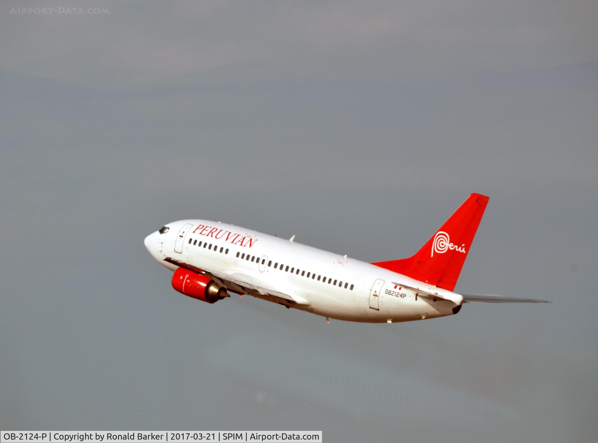 OB-2124-P, 1991 Boeing 737-530 C/N 24944, Takeoff Lima