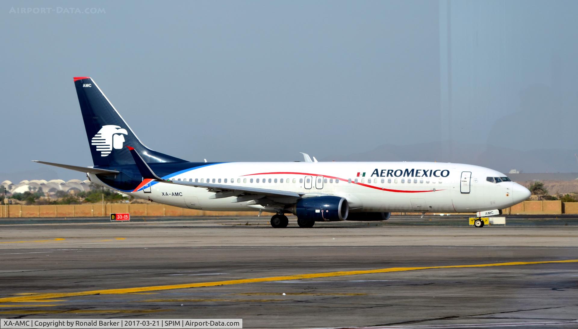 XA-AMC, 2013 Boeing 737-852 C/N 36704, Taxi Lima