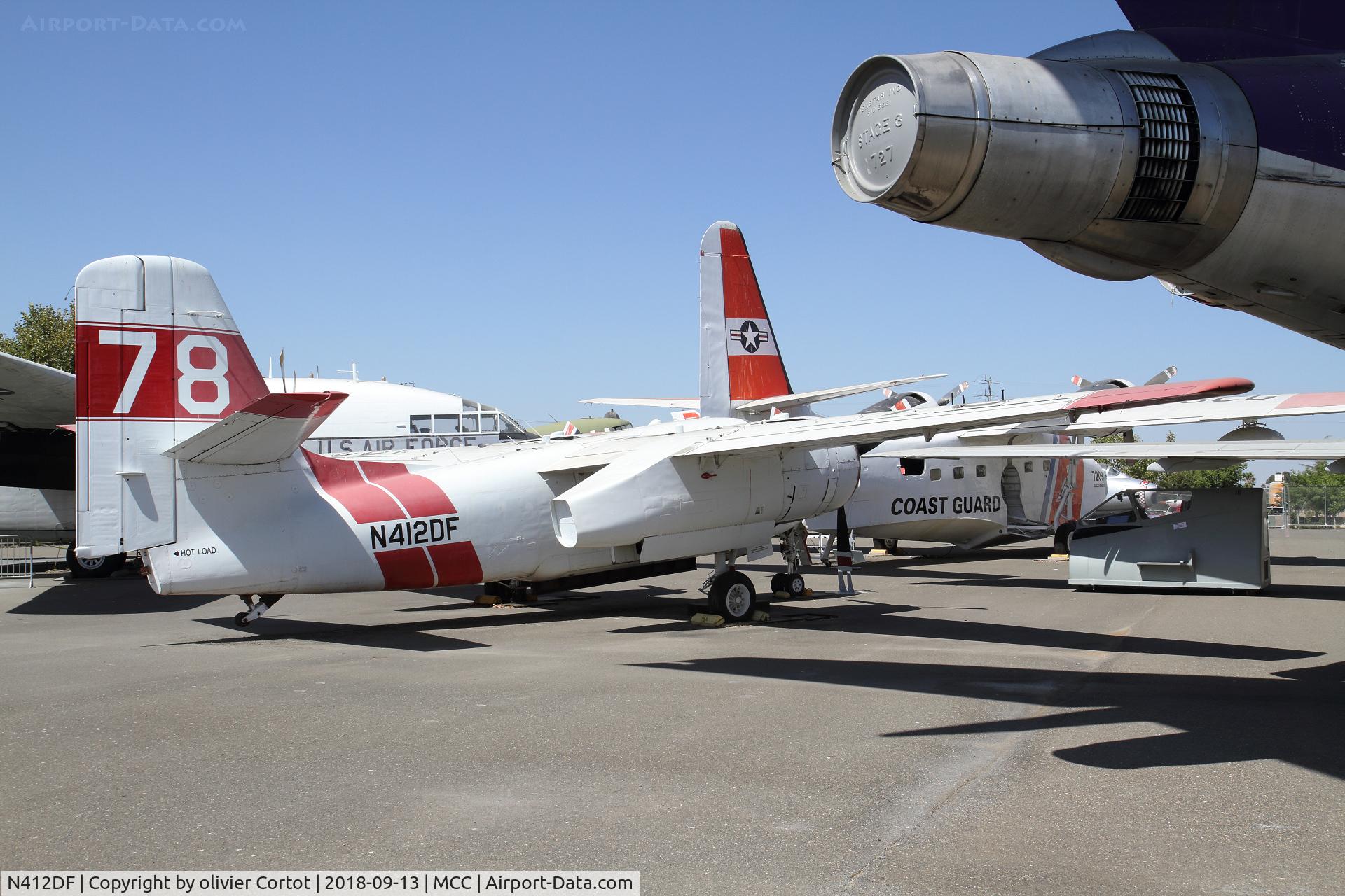 N412DF, 1955 Grumman S2F-1 (TS-2A) Tracker C/N 222, sacramento air museum