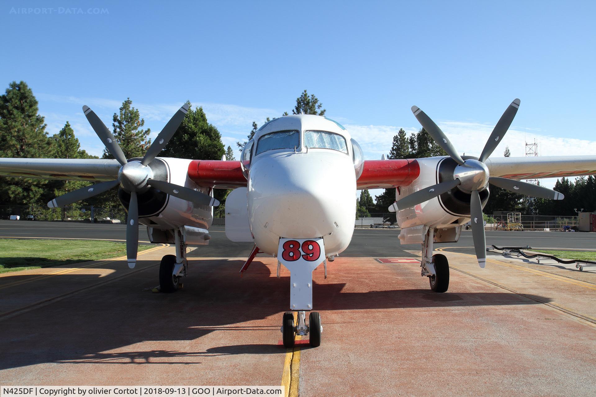 N425DF, 1999 Marsh Aviation S-2F3AT C/N 152825, front view