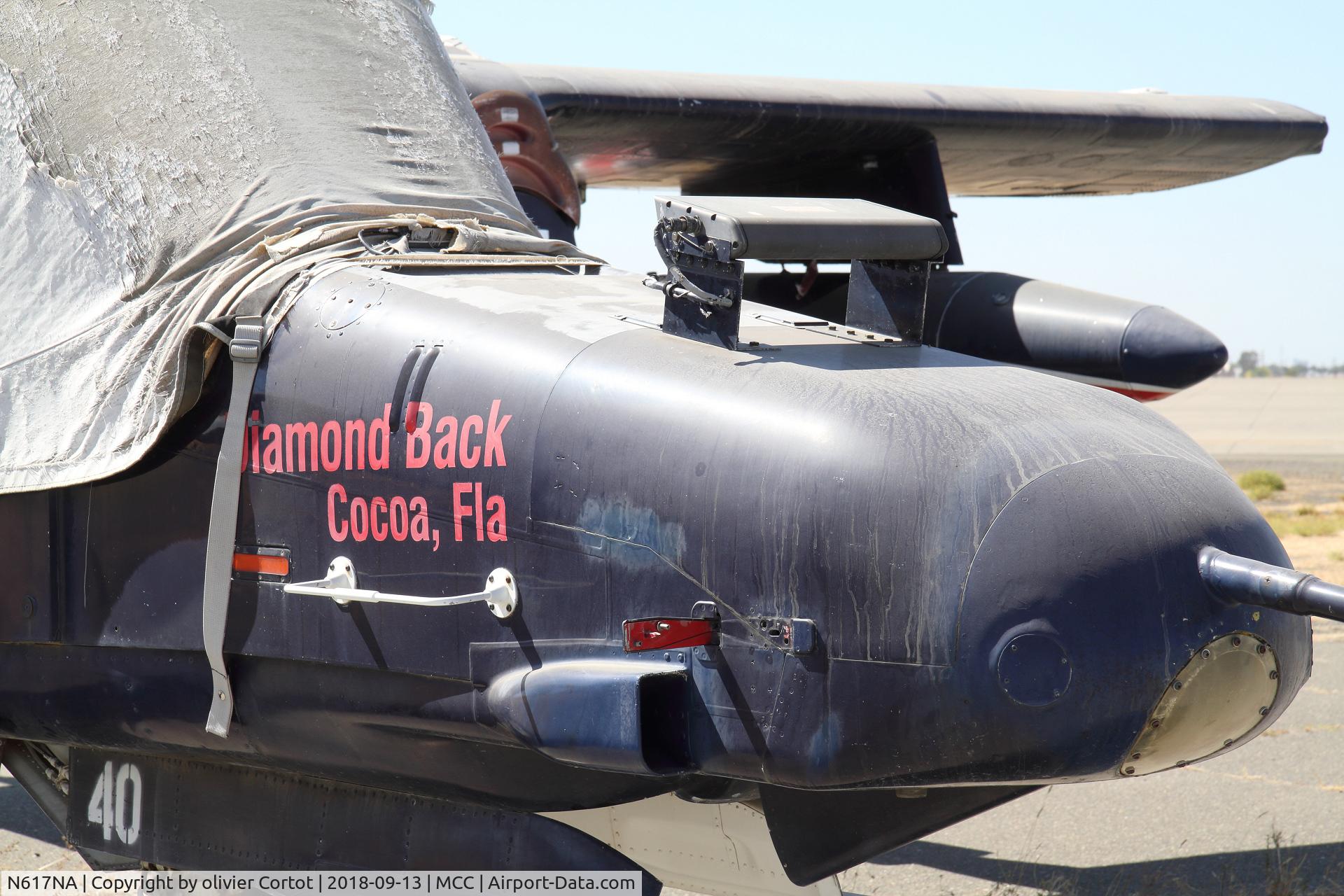 N617NA, North American Rockwell OV-10D Bronco C/N 305-17, details on the nose