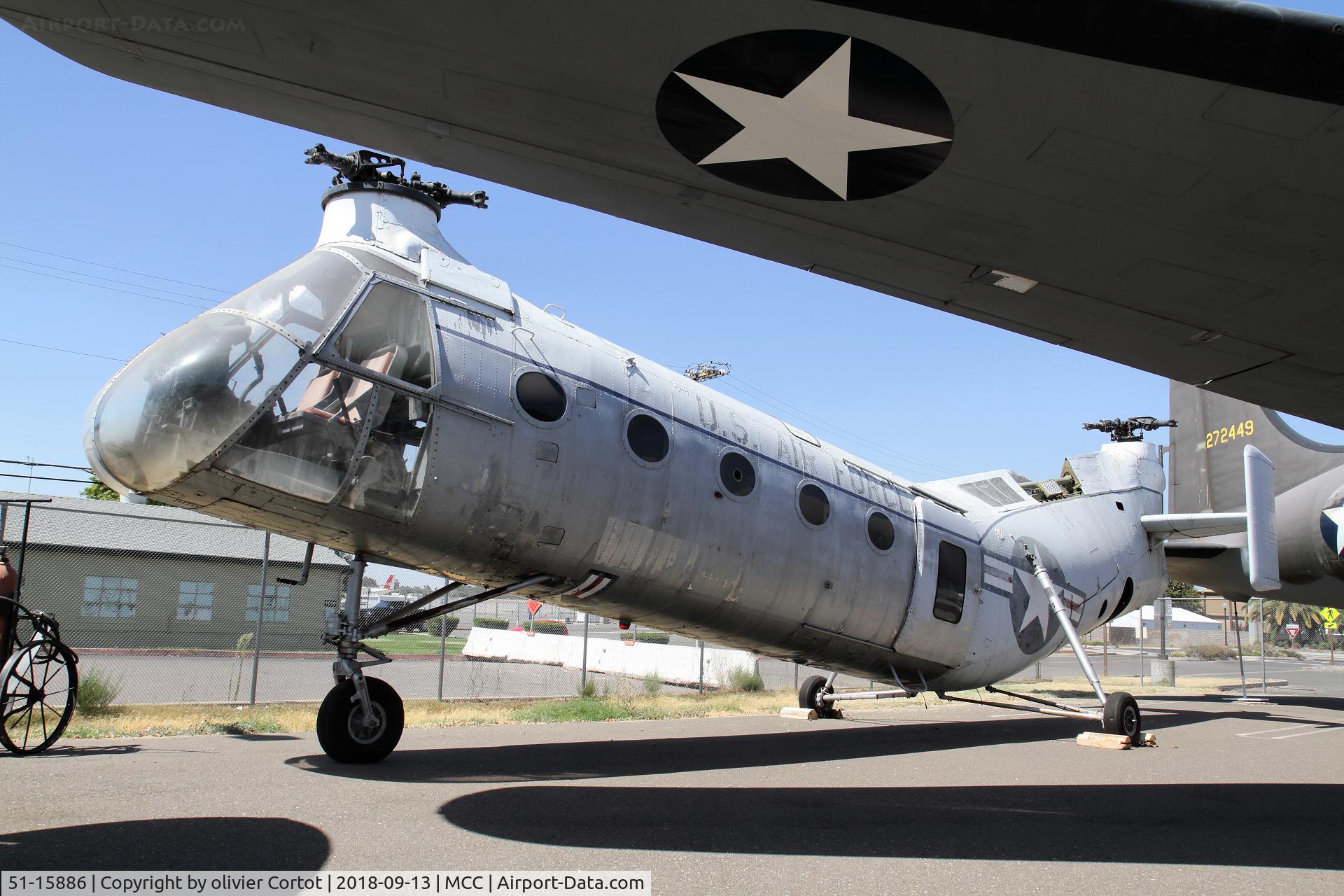 51-15886, Vertol CH-21C Shawnee C/N C.6, sept 2018