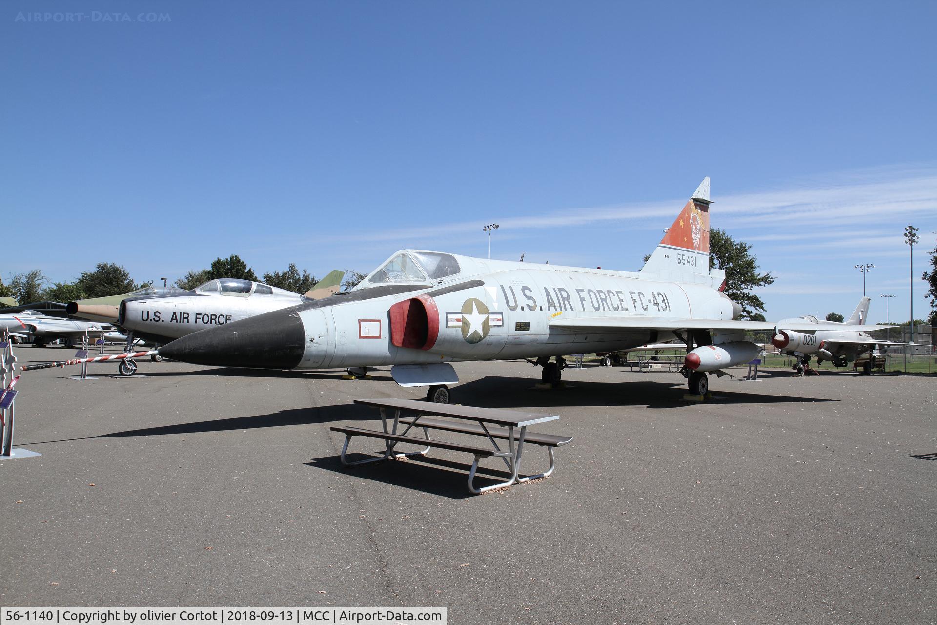56-1140, 1956 Convair F-102A Delta Dagger C/N Not found 56-1140, sept 2018