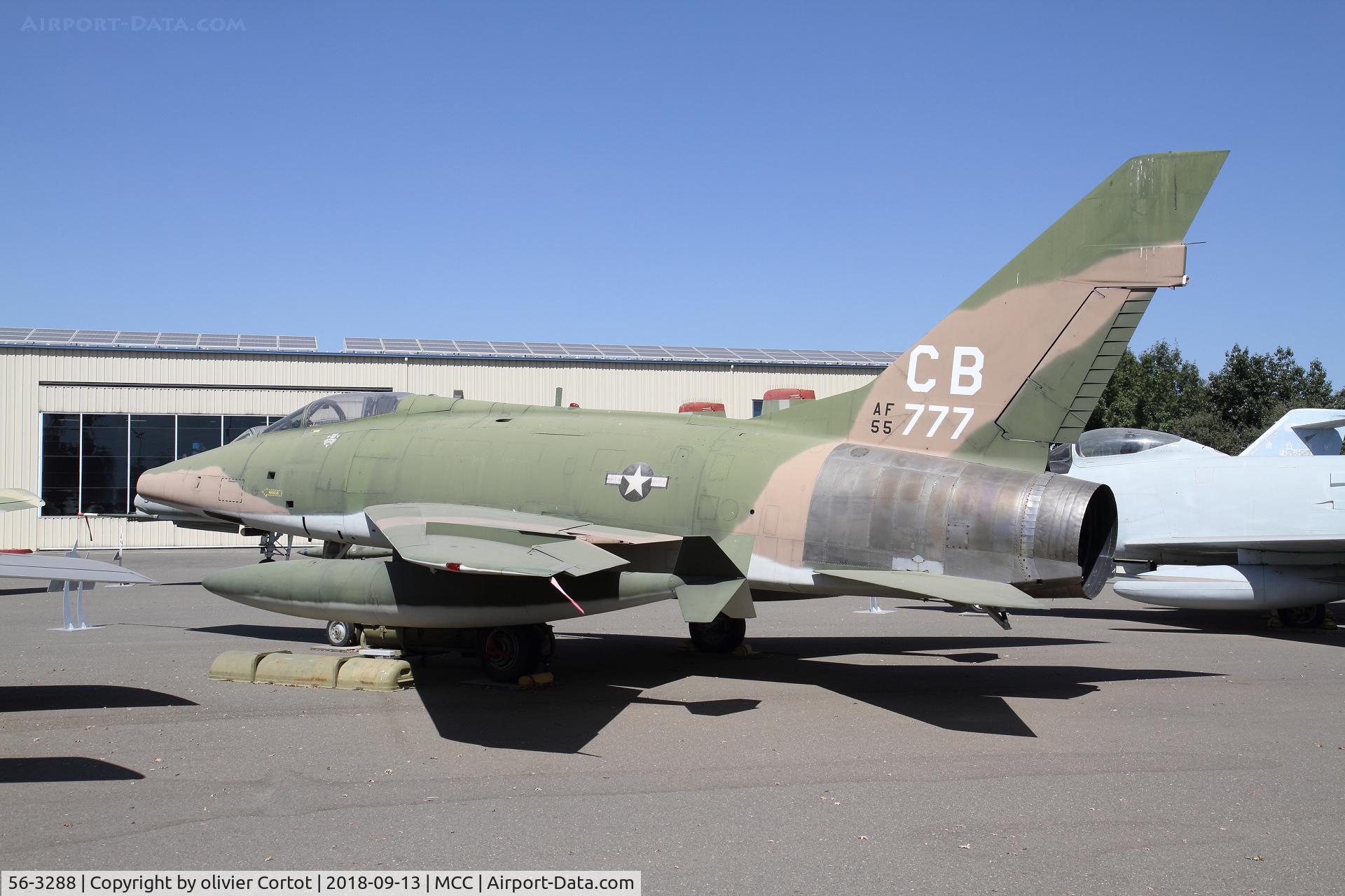 56-3288, North American F-100D-90-NA C/N 235-386, sept 2018