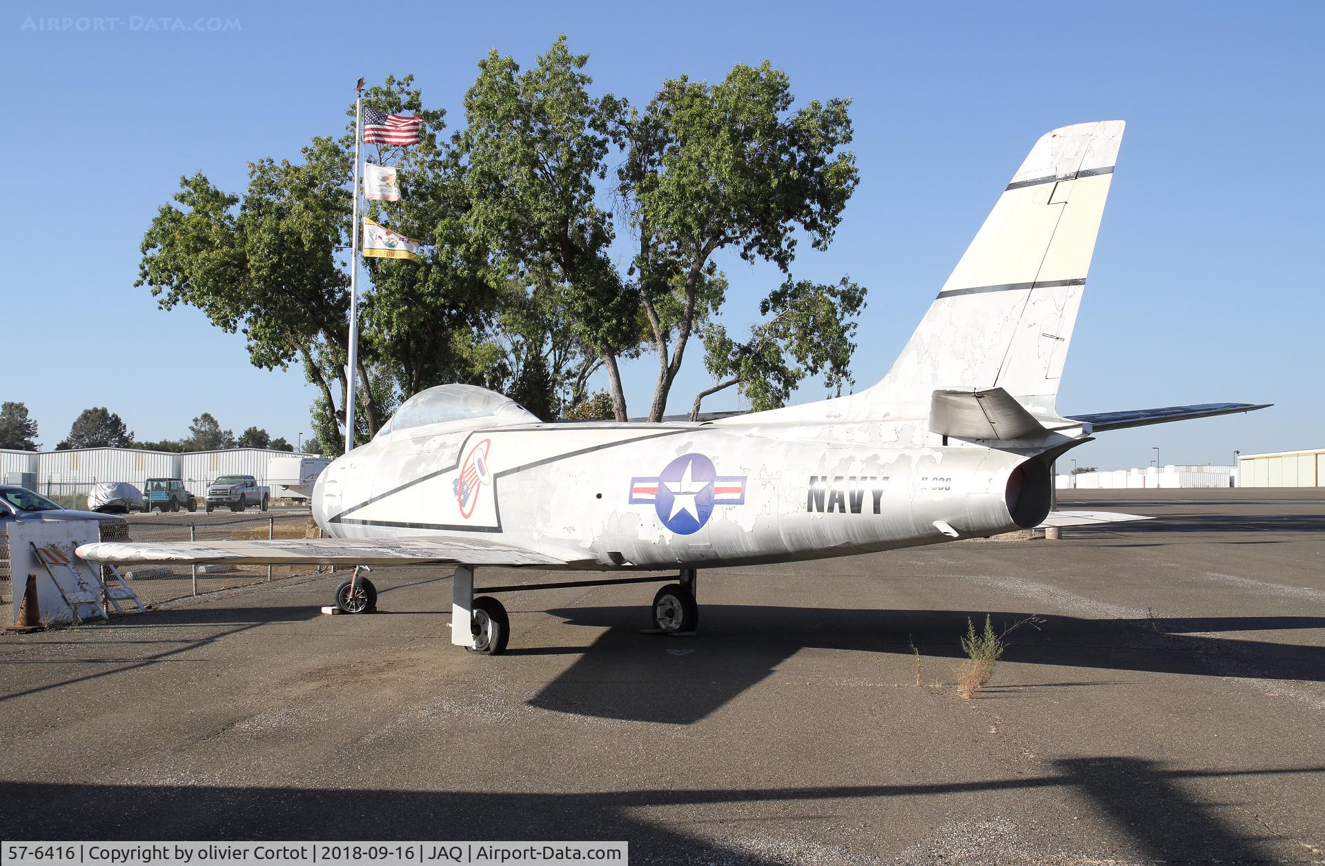 57-6416, 1957 North American F-86F C/N 57-6416, sept 2018