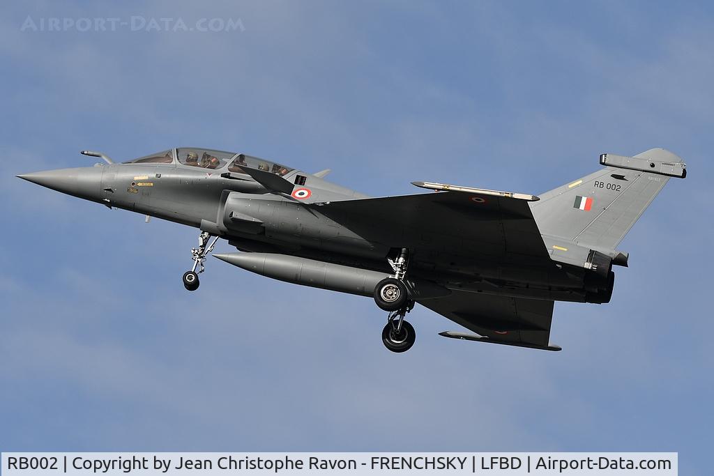RB002, Dassault Rafale DH C/N 002, Indian Air Force callsign 