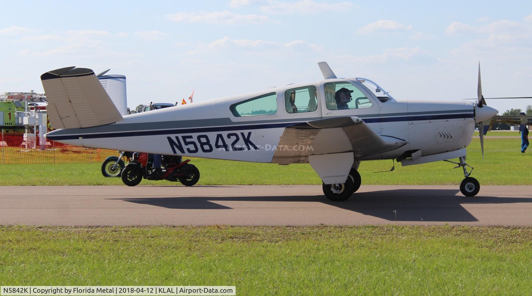 N5842K, 1965 Beech S35 Bonanza C/N D-7853, SNF LAL 2018