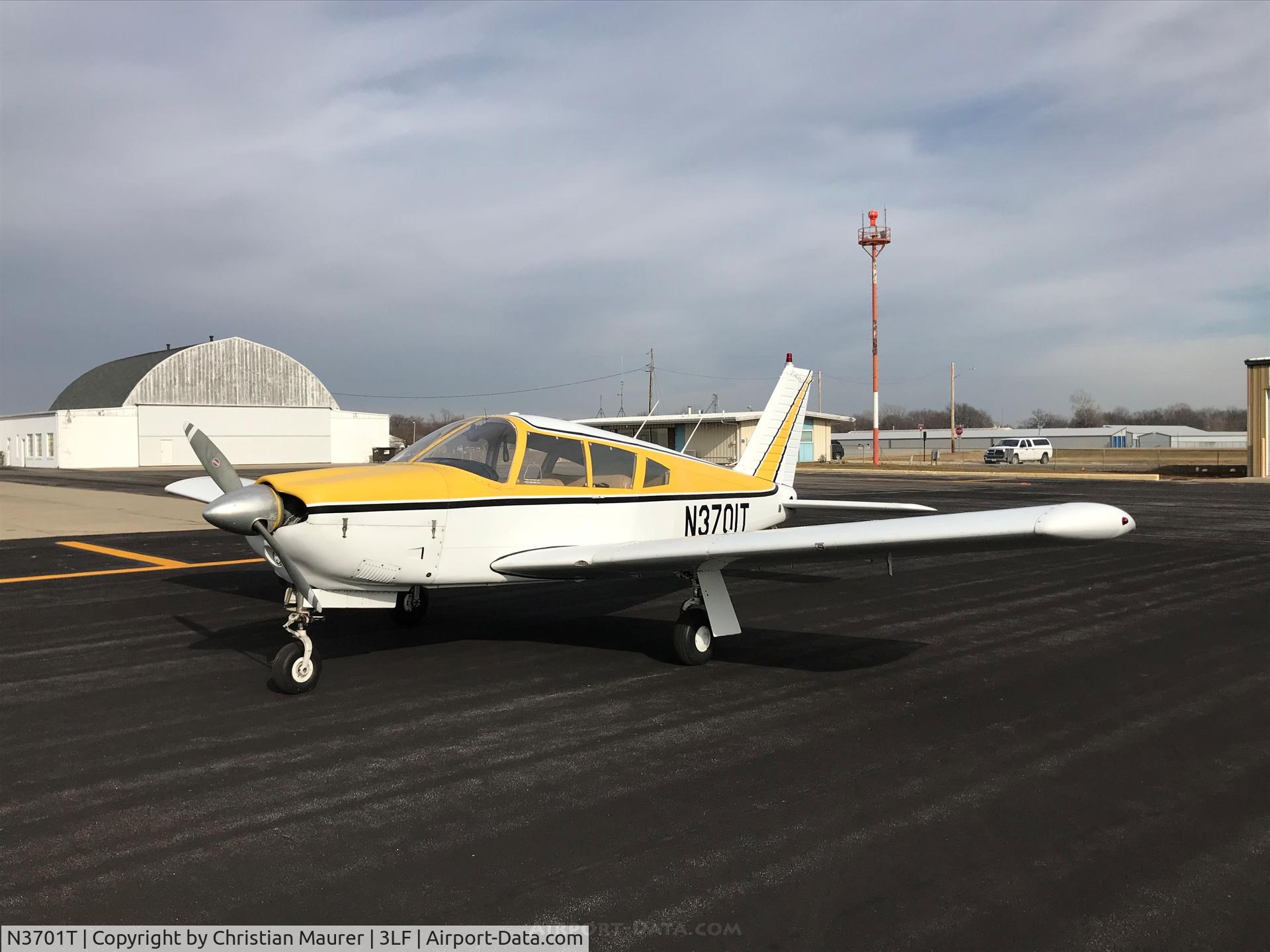 N3701T, 1967 Piper PA-28R-180 Cherokee Arrow C/N 28R-30005, 01T in Litchfield, IL