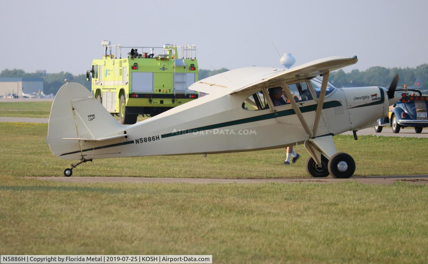N5886H, 1949 Piper PA-16 Clipper C/N 16-503, EAA OSH 2019