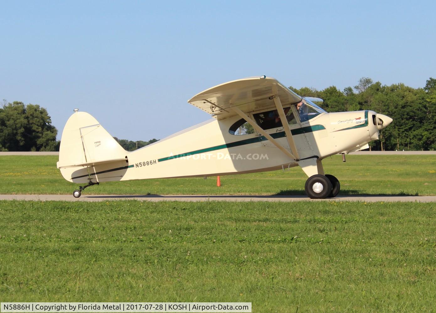 N5886H, 1949 Piper PA-16 Clipper C/N 16-503, EAA OSH 2017