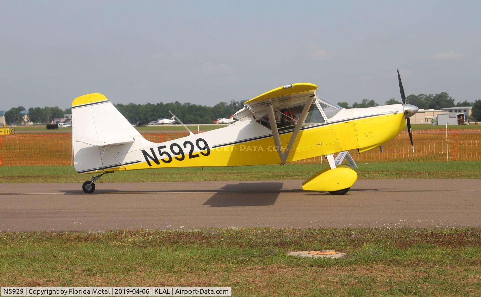 N5929, 2007 Skystar Kitfox Seies 7 C/N 1001, SNF LAL 2019