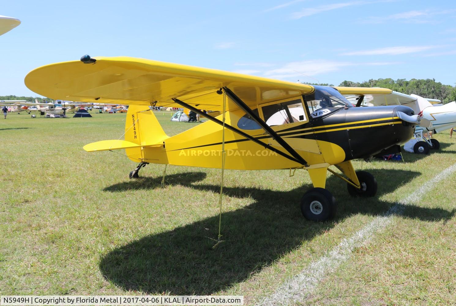 N5949H, 1949 Piper PA-16 Clipper C/N 16-573, SNF LAL 2017
