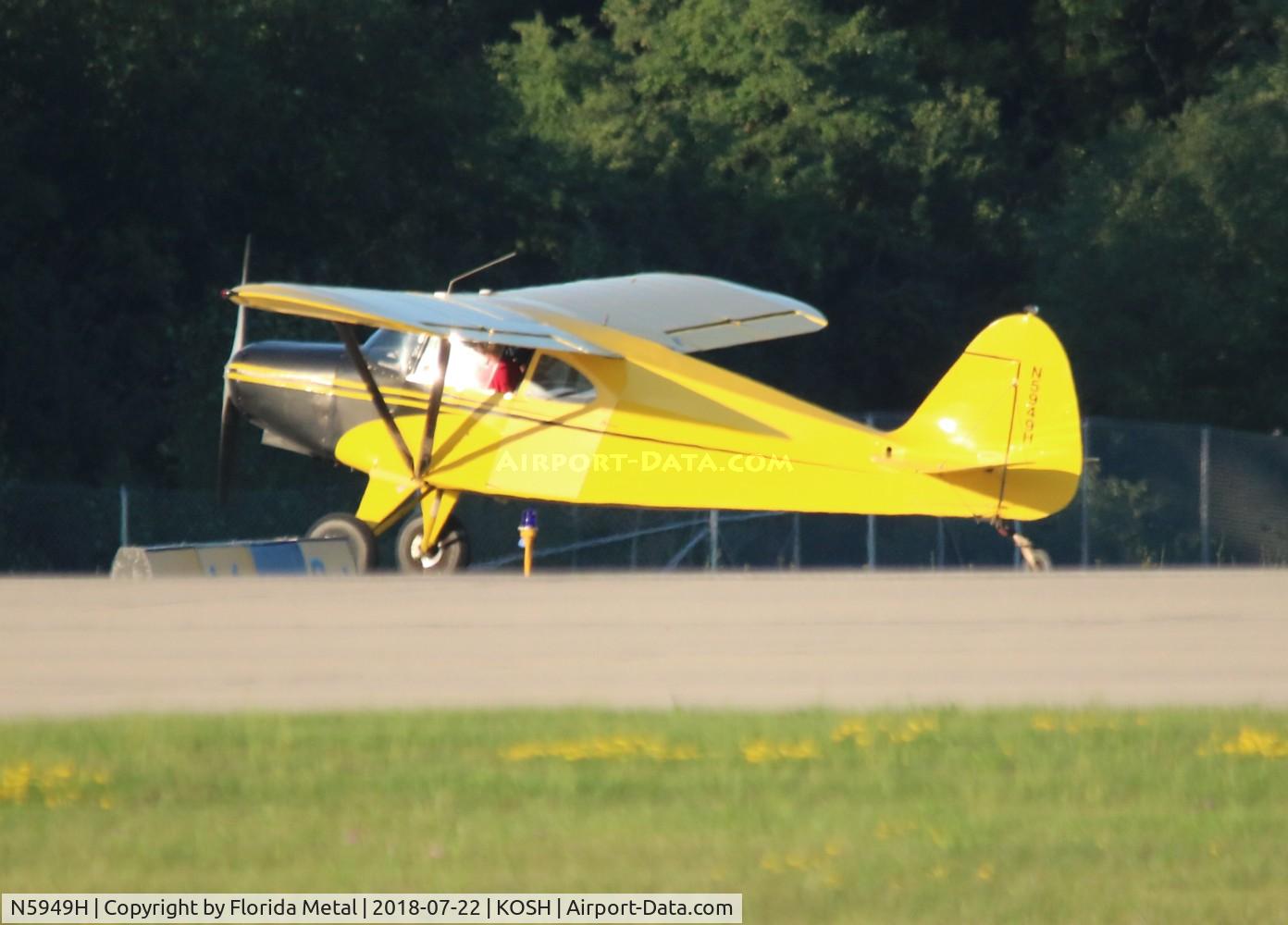 N5949H, 1949 Piper PA-16 Clipper C/N 16-573, EAA OSH 2018