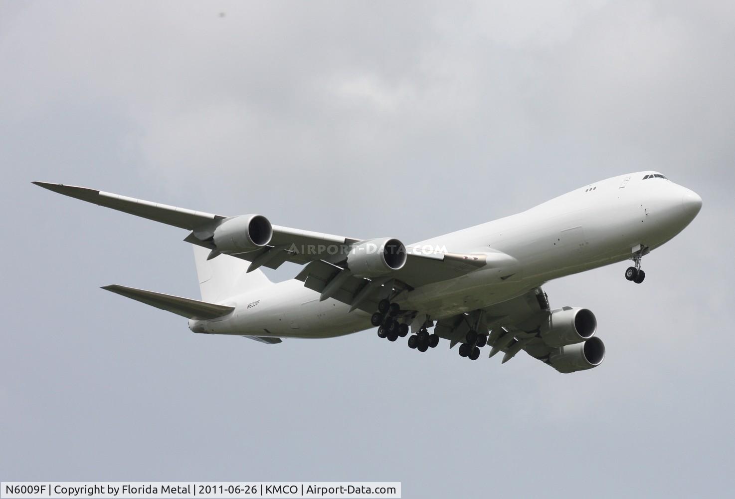 N6009F, 2011 Boeing 747-8KZF (SCD) C/N 36138, MCO spotting 2011