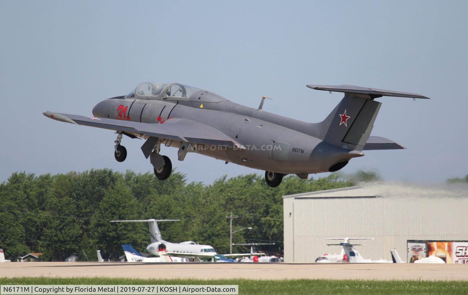 N6171M, 1966 Aero L-29 Delfin C/N 691942, EAA OSH 2019