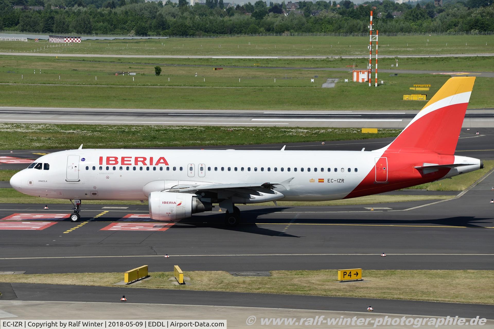 EC-IZR, 2004 Airbus A320-214 C/N 2242, Airbus A320-214 - IB IBE Iberia 'Urkiola' - 2242 - EC-IZR - 09.05.2018 - DUS