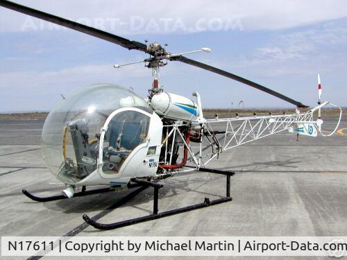 N17611, 1952 Bell 47G C/N 1041, For Sale on eBay 11-05-05