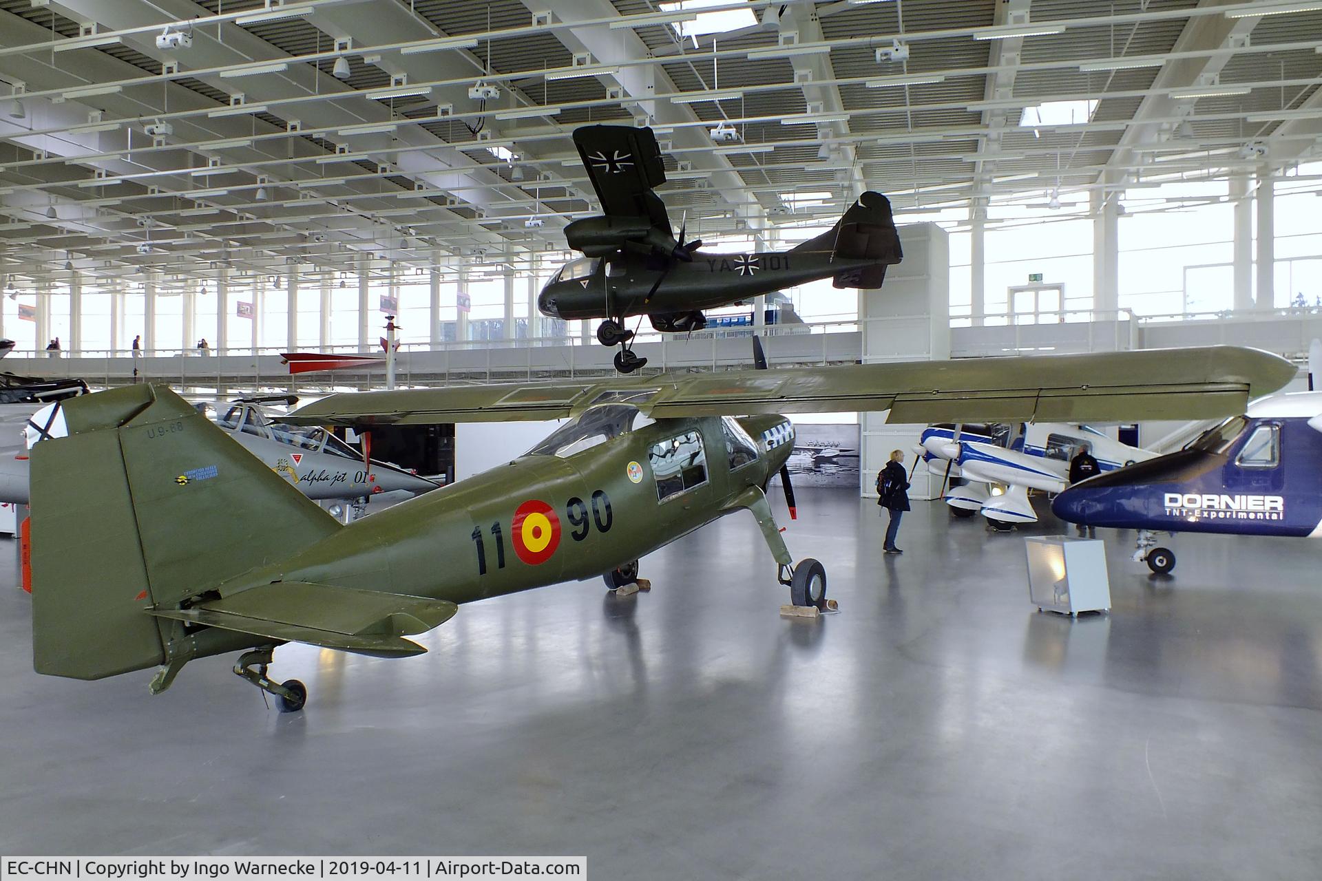 EC-CHN, Dornier Do-27A-5 C/N 408, Dornier Do 27A-5 (still in its military colours as U9 68) at the Dornier Mus, Friedrichshafen