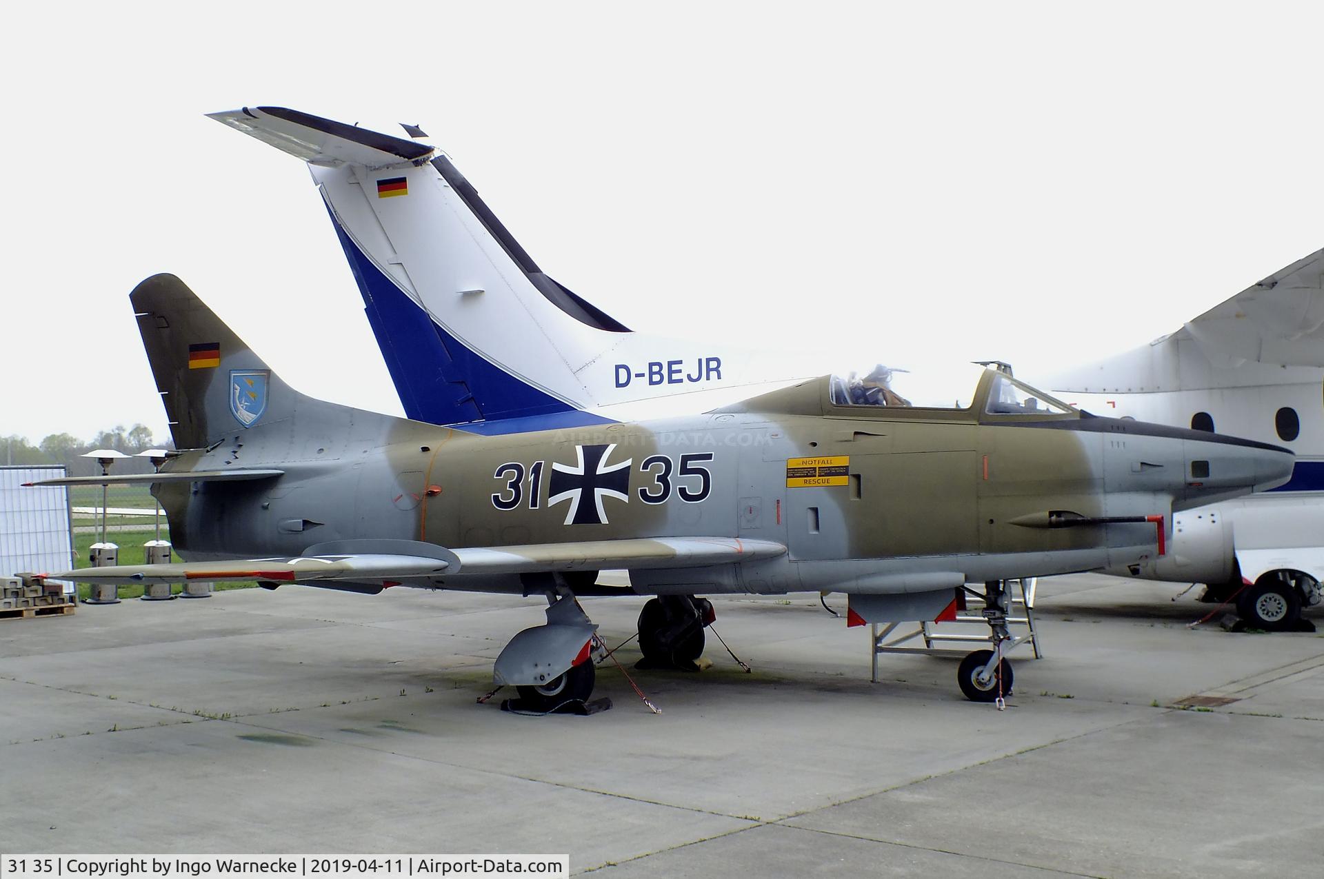 31 35, Fiat G-91R/3 C/N D403, FIAT G.91R/3 at the Dornier Mus, Friedrichshafen