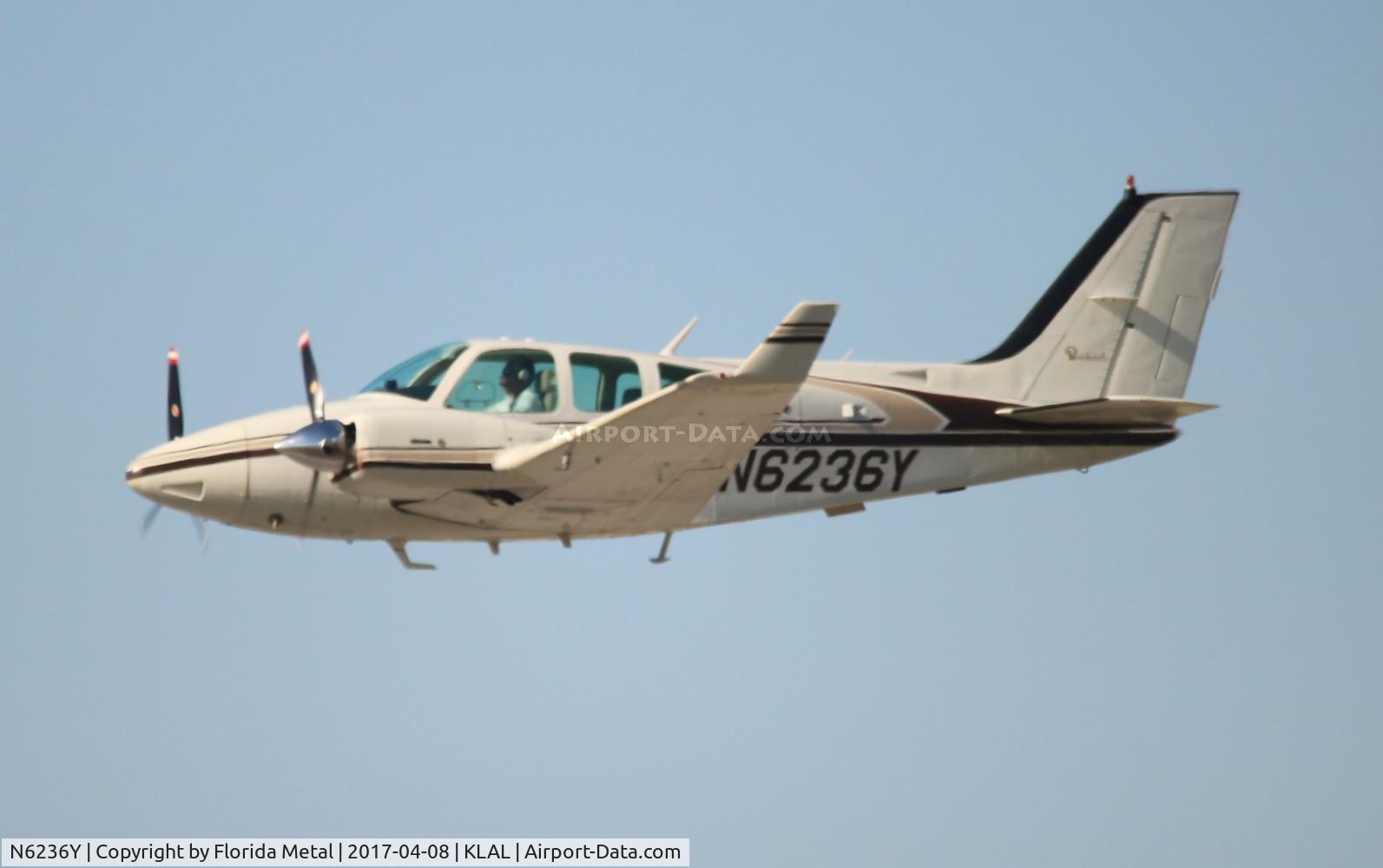N6236Y, 1982 Beech B-55 C/N TC-2436, SNF LAL 2017