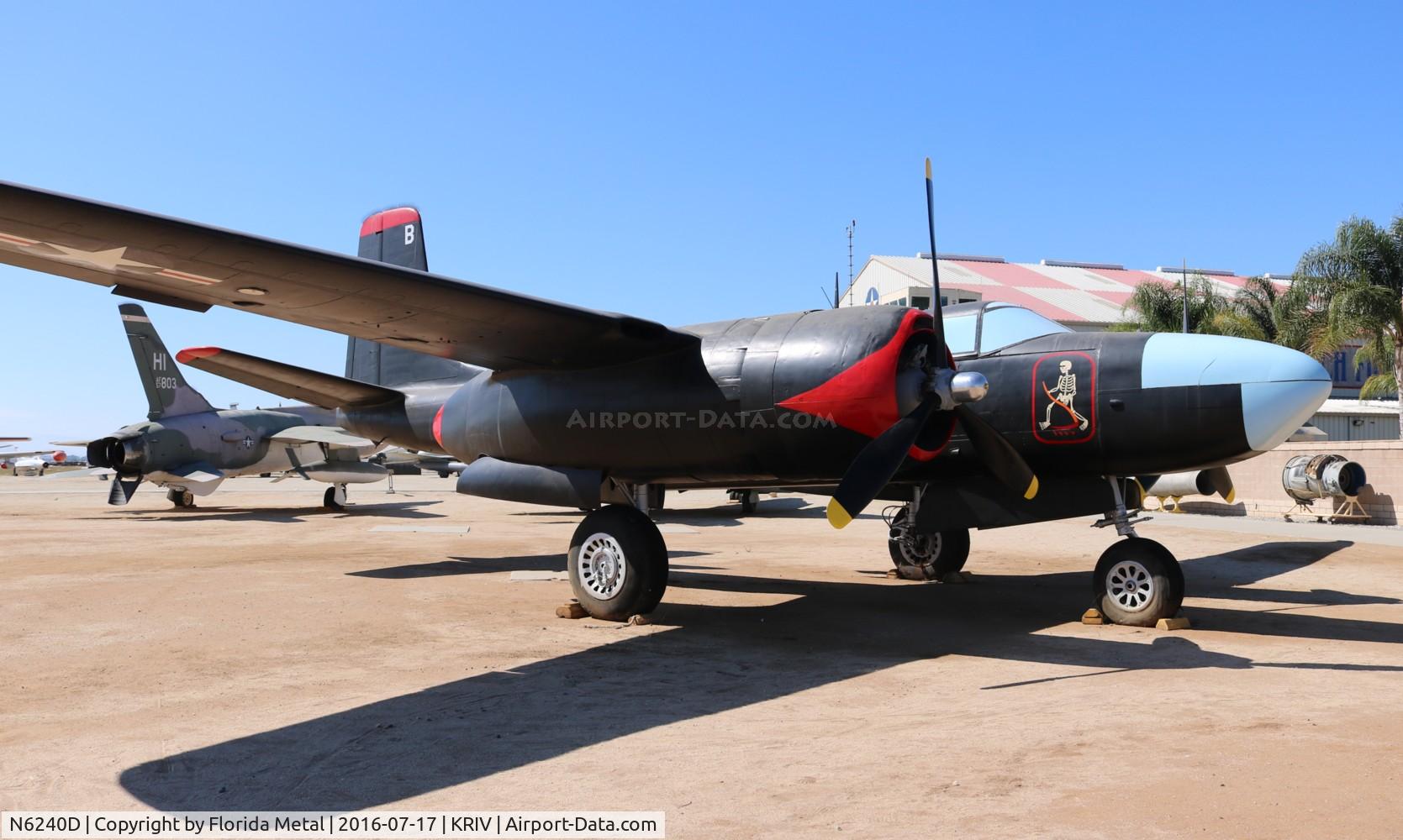 N6240D, 1944 Douglas A-26C Invader C/N 28503, March AFB 2016