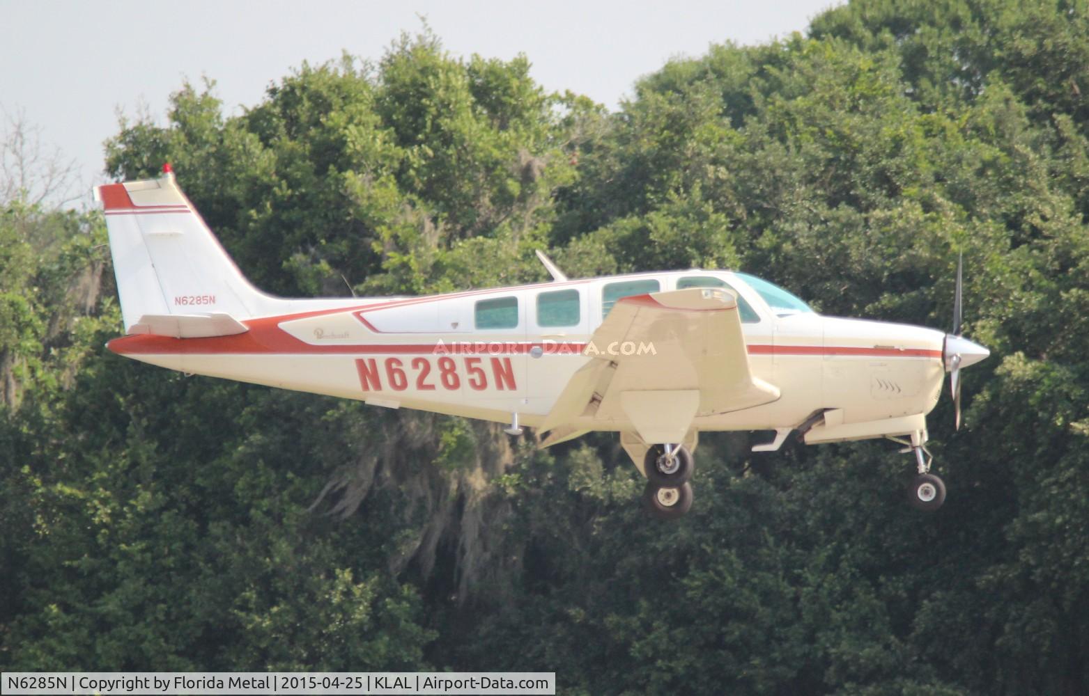 N6285N, 1982 Beech A36 Bonanza 36 C/N E-2005, SNF LAL 2015