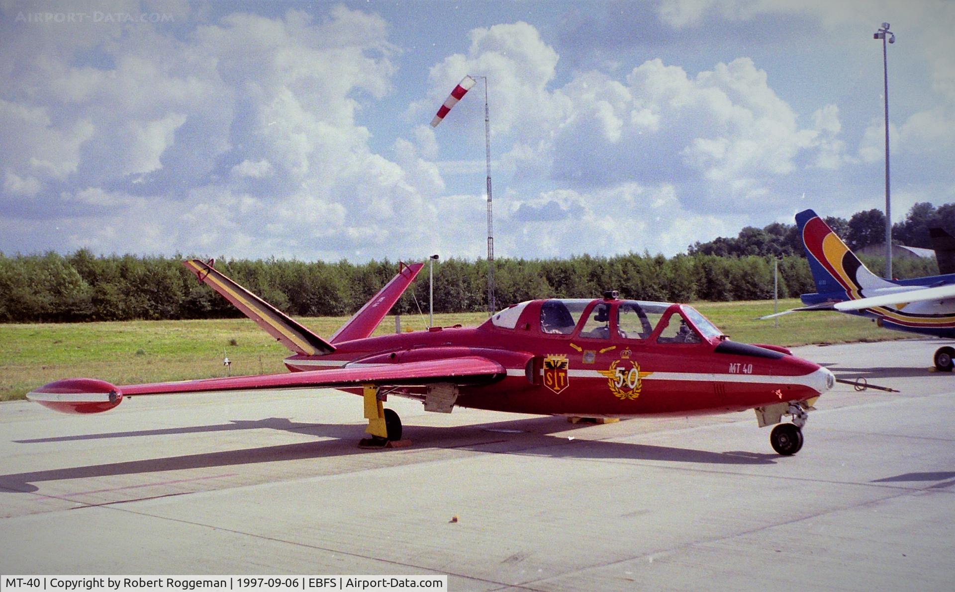 MT-40, Fouga CM-170R Magister C/N 317, OPEN DAY.RED DEVIL.50 YEARS.