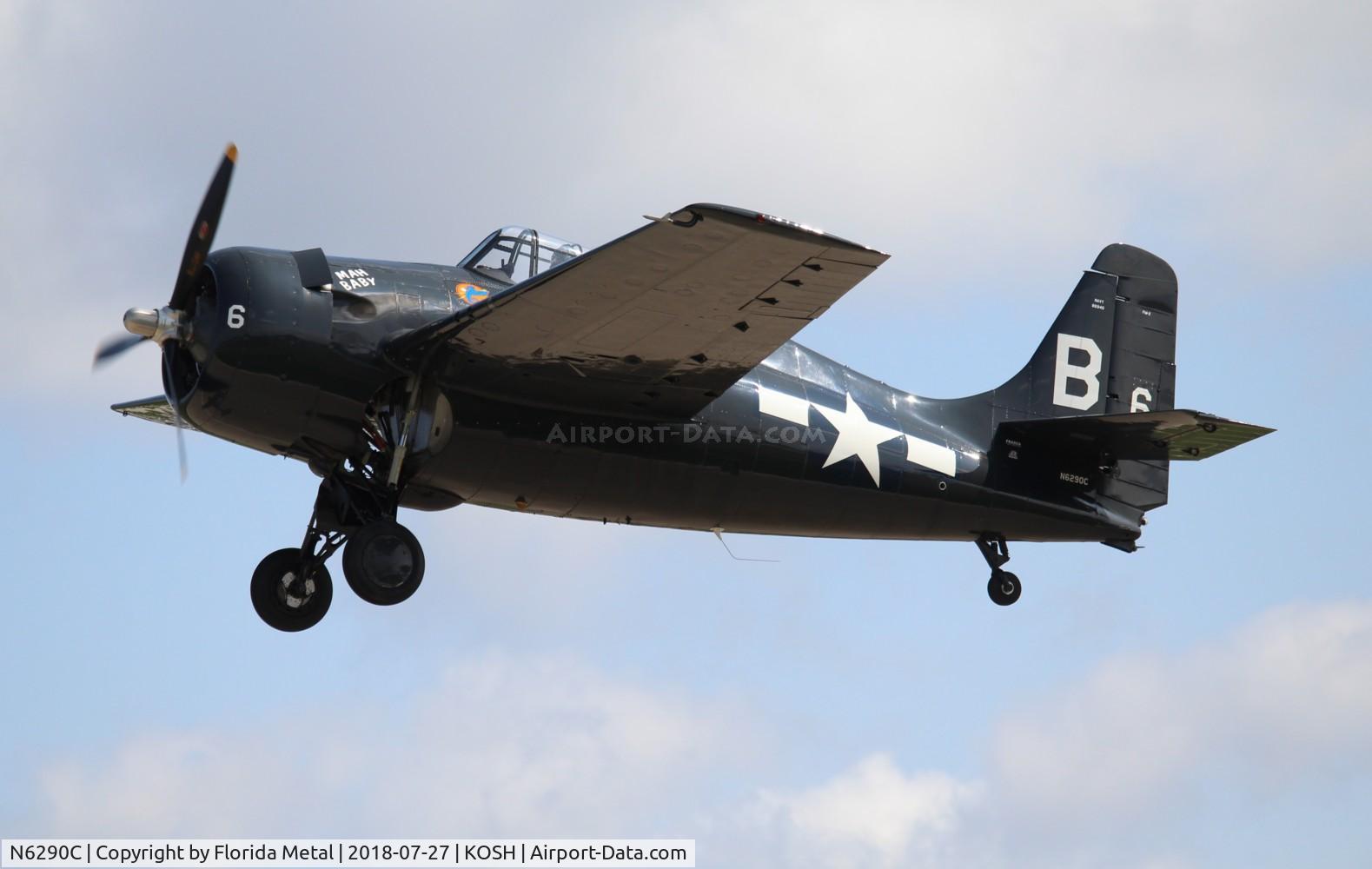 N6290C, 1945 General Motors (Grumman) FM-2 Wildcat C/N 5804, EAA OSH 2018