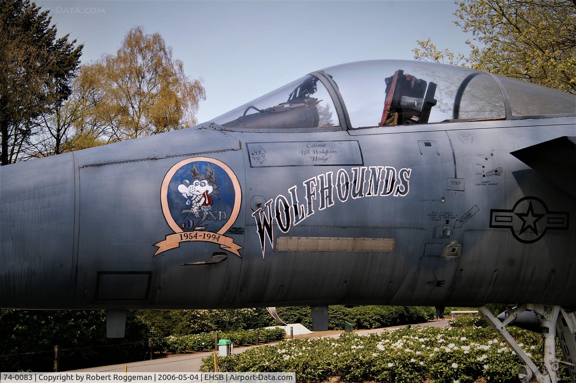 74-0083, 1974 McDonnell Douglas F-15A Eagle C/N 0055/A044, PRESERVED.SOESTERBERG.NMM.USAFE.WOLFHOUNDS.