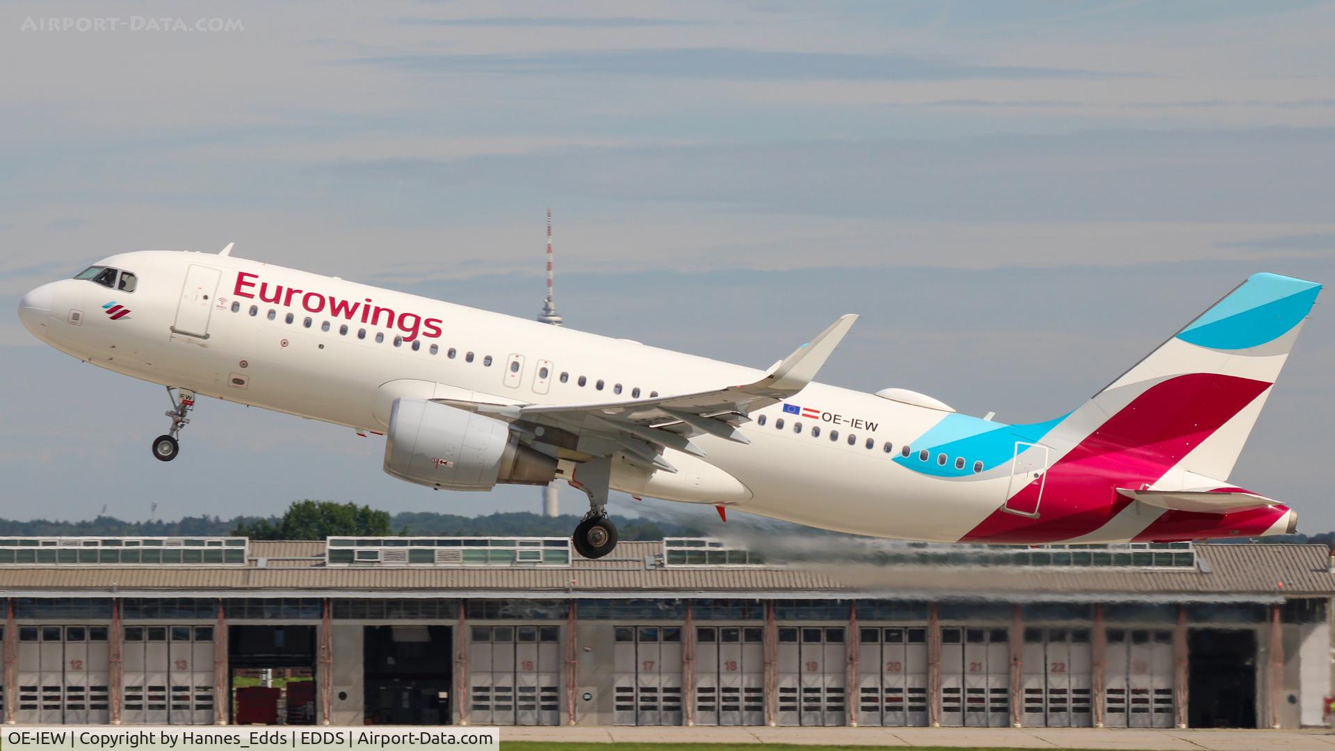 OE-IEW, 2016 Airbus A320-214 C/N 7148, Eurowings Europe